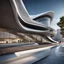 Placeholder: Museo de arte en forma de libros, futurista,arquitectura Estilo Zaha Hadid, calidad ultra, hiperdetallado, hiper realista, obra de arte, 8k 3D