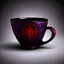 Placeholder: cup, red black and purple, gothic, darkness