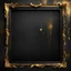 Placeholder: Hyper Realistic Black, & Golden Grungy-Thick-Frame-Background