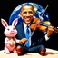 Placeholder: phototorealistic album cover obama obama obama obama, for playing games watching movie pigger pig swine with bucks the bunny playing the violin in the world of spacetime conitiium fallout wastpeland