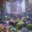 Placeholder: magical blu castel, bioluminsescent plants, 8k resolution, dynamic lighting, ultra hyperdetailed, waterfalls, ultra colourful flovers and butterflys,, very small details, realistic.