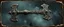 Placeholder: ornate war hammer, pinhole cam, airbrush 3d rendering, in the style of John Atkinson Grimshaw , torn edges on border