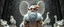 Placeholder: king troll brilliant detailed full figure portrait disco glittery goose slug alien fluffy muscle man dino anime in the style of Escher and Giger in front of dented marble tower of transparent glass dove statues
