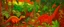 Placeholder: A reddish orange colored wild jungle with dinosaurs painted by Vincent van Gogh