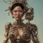 Placeholder: a wonderfull japanese, big boobs, ultradetailed fine art photo of a cybernetic futuristic cyborg bride wearing a boho headpiece, by tom bagshaw and simon stalenhag, embroidered lace chapel veil, portrait, 5 0 mm lens, golden ratio composition, detailed face, studio photography, very detailed, humanoids, industrial robotic alloy armor, masterpiece, artstation, 8 k, highly coherent