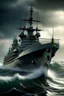 Placeholder: naval vessel, battleship, world war 2, the Bismark, the Hood, battling ships, horizon, Jupiter