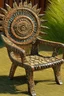 Placeholder: tribal sun chair