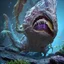 Placeholder: fluid ink angler fish creature, unreal engine 5, 8k resolution, photorealistic, ultra detailed