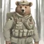 Placeholder: bear as a soldier