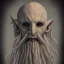 Placeholder: Cthulhu with white skin and a beard made of fleshy tentacles as a Russian Orthodox nosferatu vampire with yellow eyes