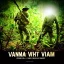 Placeholder: vietnam war. jungle. cd cover. bokeh. lens flare. warm lights. high detailed