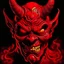 Placeholder: remove red ashes around the devil face