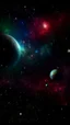 Placeholder: galaxy, stars, planets, cosmos, deep space, dark, mystical,