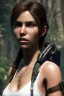 Placeholder: lara croft, white dress black hair, 8k resolution, realistic, unreal engine, cinematic lighting, octane render.