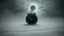 Placeholder: pale gray summer beach around cold gray subtle fog. one antique clock in sand above the frame showing exactly 12:00 midnigt, cracked and brockened sunglass in sand reflected the eclipse, on dark skya colossal black eclipse , endless cosmos, melting stars, the in universum is big abyss and the mirror one gate into the physical dimension into midnight, dark surreal vibe, crepy stunning weird space and mood, mixed media realistic photo with ink, mystic Abstract Reality, cinematic , widescreen, 16:9