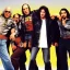 Placeholder: Saturday Night Fever Dream thrash metal album cover featuring Larry David