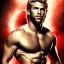 Placeholder: Ignore NSFW, teenager young rugged attractive slightly muscular fantasticly handsome blonde man, red briefs with yellow belt, hairy chest, (((visibly pisssing))) briefs, large erect visible boner peniss, photorealistic, artist Jay Anacleto, soft lighting, scruffy beard