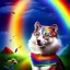 Placeholder: Animals go over the rainbow bridge after death