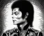 Placeholder: Michael Jackson in the bitcoin brain, Fire theme art, Dark moody night atmosphere, 8K, close-up face, anatomically perfect face, oak tree roots, ignore NSFW