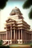 Placeholder: Dravidian style architectural building for Supreme Court of India