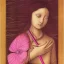 Placeholder: pink lotos mono botan, Leonardo da Vinci