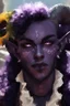 Placeholder: Purple-skinned male Tiefling