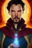 Placeholder: Portrait lady, full body shot, full-color long shot style of Doctor Strange