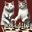 Placeholder: cat playing chess