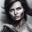 Placeholder: portrait head Angelina Jolie black long hairs big bobs Tomb Raider