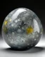 Placeholder: A gray celestial galaxy designed in Ica stones painted by Paul Cézanne