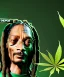 Placeholder: Snoop Dogg, weed smoke, dollars, jungle background, hyper realistic