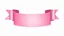 Placeholder: pink ribbon graphic element with canvas texture and lighting