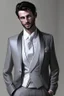 Placeholder: Men's wedding suit for music lovers Photorealistic