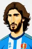 Placeholder: Sandro Tonali Italian soccer player cartoon 2d