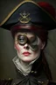 Placeholder: captain of an army victorian times woman eye patch