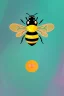 Placeholder: A cute bee as pop art character