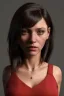 Placeholder: Ultra Realistic image, 25 years old brunette woman, Madrid, portrait, small stature, 1,54 cm tall, 50 kg weight, small chest, yakuza body tattoo, vibrant color, highly detailed, art stations, concept art, smooth, unreal engine 5, god rays, ray tracing, RTX, lumen lighting, ultra detail, volumetric lighting.