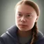 Placeholder: portrait of Greta Thunberg twitter