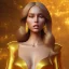 Placeholder: beautiful cosmic golden woman, long hair, nice smiling, magic glamour make up, delicate colors, beautiful glamour galactic golden dress, ultra sharp focus, 8k, unreal engine 5, extremely sharp detail, light effect, soft light atmosphere of a spaceship, smooth, full of details, face in front, complete vision of body