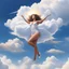 Placeholder: God is a woman in the sky and wears undergarments in cloud