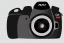 Placeholder: Vector DSLR Camera Photography Vector Vector Illustration