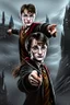 Placeholder: portrait of harry potter based on the books not the movies