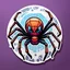 Placeholder: Ruinweb Spider in sticker funk art style