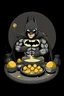 Placeholder: batman cooking eggs