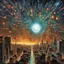 Placeholder: Landscape sci-fi realism “starburst over city”, colorful exploding background, matte oil painting, dramatic supermoon, Dave McKean, Kelly Freas, Killian Eng, Jeremy Mann, hyperdetailed hi-res HDR DSLR, ultra detailed, high quality, CGSociety, color depth, deep colors, sci-fi gorgeous kinetic art."