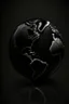 Placeholder: Ashing globe, black background