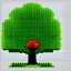 Placeholder: tree, pixel art style