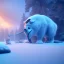 Placeholder: a high resolution render symetric of ice age movie trailer scene sid, octane render blender 8 k isometric