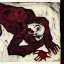 Placeholder: Horror Disfigured bald Vampire covered in blood, elegant dressed ,blood big canine teeth with blood,full body, hands with long nails by egon Schiele,