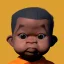 Placeholder: Gary coleman, toddler, chubby, kid, orange